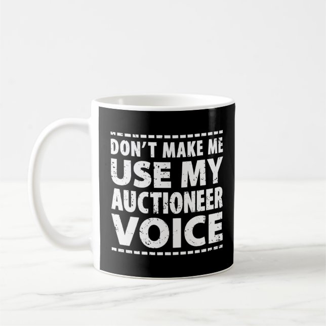 Caneca De Café As Ofertas De Valiadores De Leilão Utilizam Meu Le (Esquerda)
