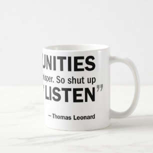 Caneca de café - 'as oportunidades não batem…