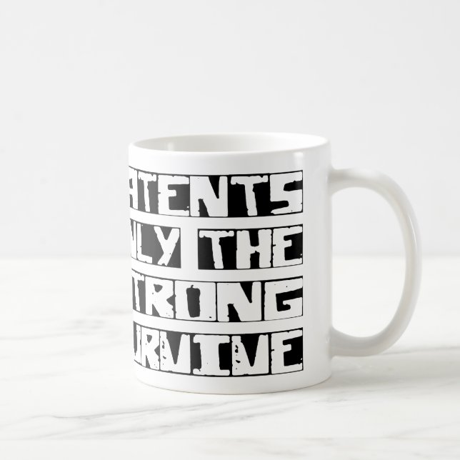 Caneca De Café As patentes sobrevivem (Direita)