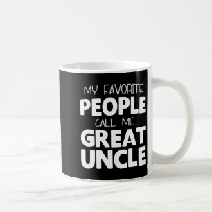 Caneca De Café As pessoas favoritas chamam o grande tio de camise
