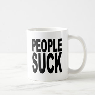 Caneca De Café As pessoas sugam