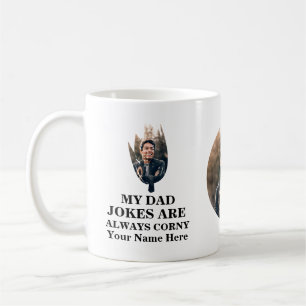 Caneca De Café As piadas de pai de milho em forma de milho são se
