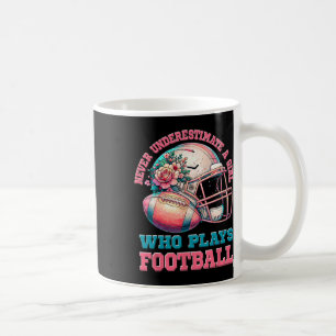 Caneca De Café As Raparigas De Futebol Nunca Subestimam Uma Rapar