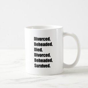 Caneca De Café As seis esposas de Henry VIII