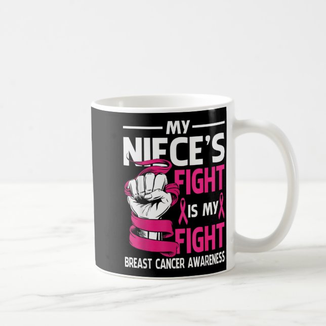 Caneca De Café As Sobrinhas Lutam É Minha Luta Conscientização so (Direita)
