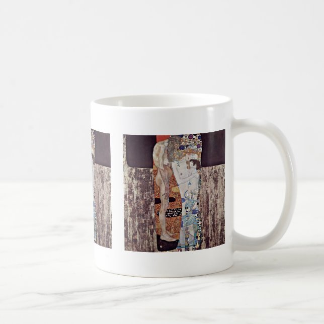 Caneca De Café As três idades da mulher por Klimt Gustavo (Direita)