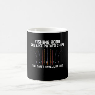 Caneca De Café As Varas de Pesca São Como Batatas Fritas Você Não