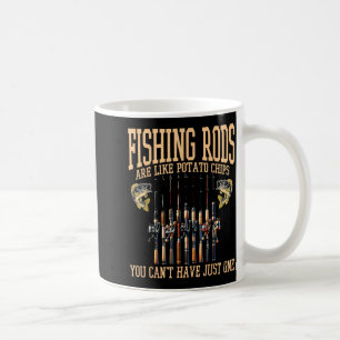 Caneca De Café As Varas de Pesca São Como Batatas Fritas Você Não