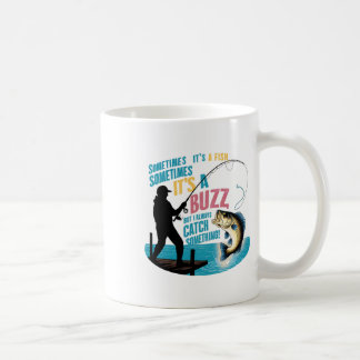 Caneca De Café Às vezes é um peixe 