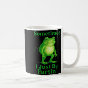 Caneca De Café Às vezes eu só estou peidando Sapo Engraçado Sarcá
