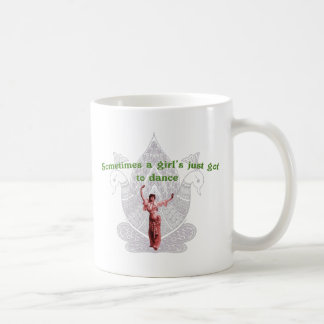 Caneca De Café Às vezes o justo de uma menina obtido à dança