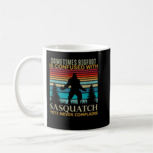 Caneca De Café Às vezes, Pé Grande é Confuso com Sasquatch Yeti