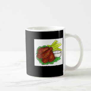 Caneca De Café Asas de Frango Buffalo Ny New York Hot Bbq Salsão