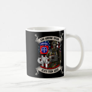 Caneca De Café Asas de Salto de Paraquedista da 82ª Divisão Aerot