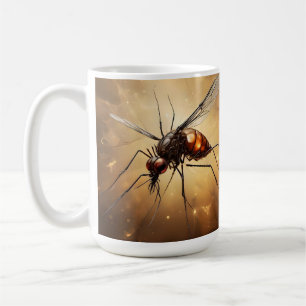 Caneca De Café Asas Itriciadas: A Arte Fractal Mosquita