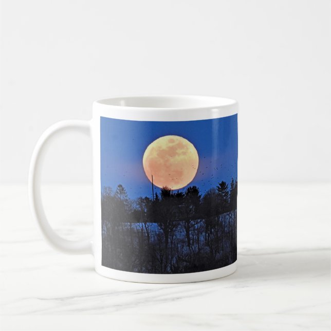 Caneca De Café Ascensão da lua da neve (Esquerda)