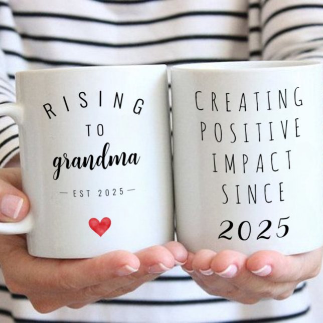 Caneca De Café Ascensão personalizada para a avó (Criador carregado)