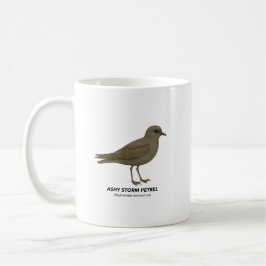 Caneca De Café Ashy Storm-Petrel - Aves da Califórnia