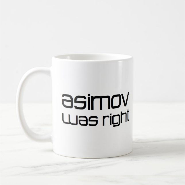 Caneca De Café asimov estava certo (Esquerda)