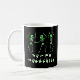 Caneca De Café ASL Happy Halloween I - Bela Estação de Spooky