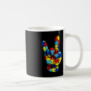 Caneca De Café ASL Love Sign Language Autism Awarsm Suporte Bo