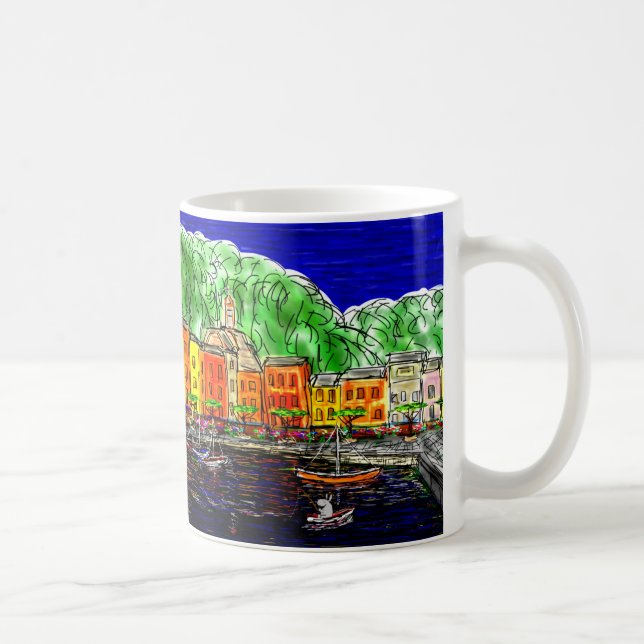 Caneca De Café asno em Portofino, Italia (Direita)