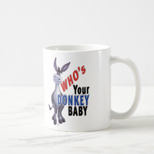 Caneca De Café Asno engraçado, que é seu bebê do asno