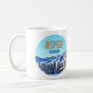 Caneca De Café Aspen Colorado Ski Resort Mounts