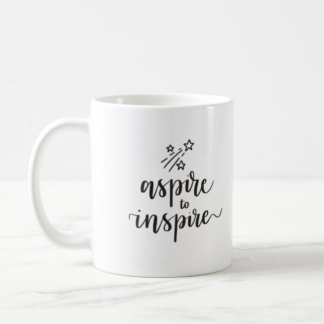 Caneca De Café Aspirar para Inspirar (Esquerda)