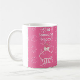 Caneca De Café Assar rosa feliz