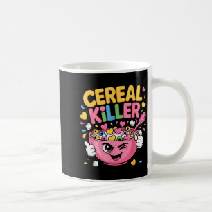 Caneca De Café Assassino de Cereais Tigela de Desenho Animado Caf
