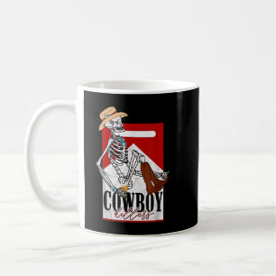 Caneca De Café Assassinos de cowboy ocidentais, Horse Rodeo Punch