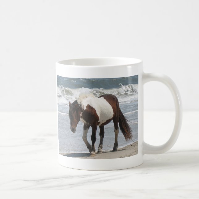 Caneca De Café Assateague Island Pony (Direita)