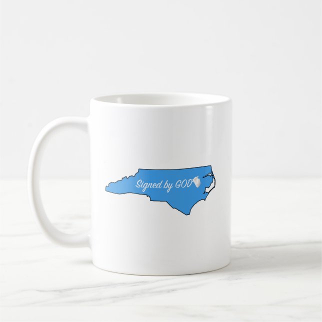 Caneca De Café Assinado por Deus (Esquerda)