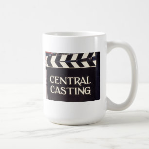 Caneca De Café Assinar em inglês CENTRAL CASTING