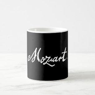 Caneca De Café assinatura autógrafo Wolfgang Amadeus Mozart cláss