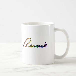 Caneca De Café Assinatura Bernie Sanders Pride Rainbow - LGBT Pol