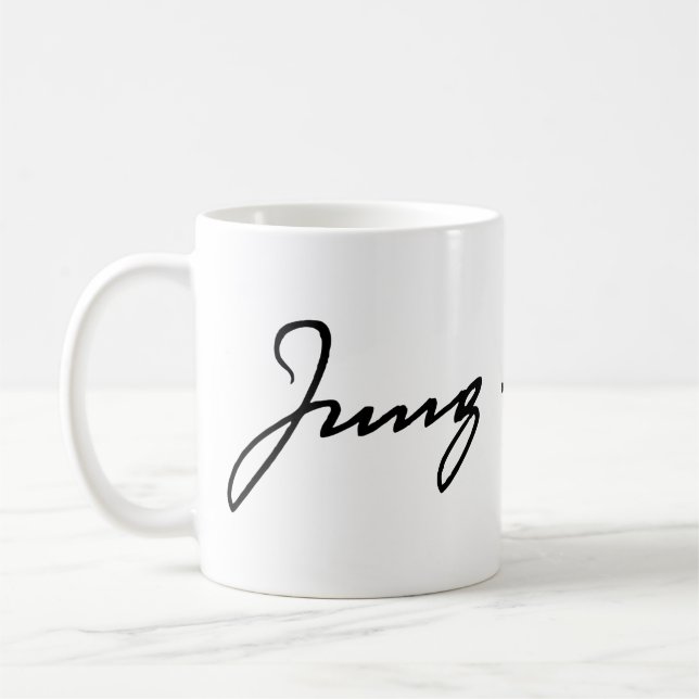 Caneca De Café Assinatura Carl Jung (Esquerda)