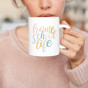 Caneca De Café Assinatura da vida na escola doméstica