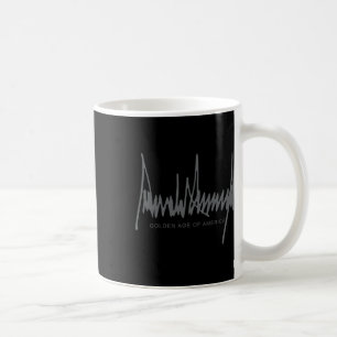 Caneca De Café Assinatura do Presidente Idade de Ouro da América