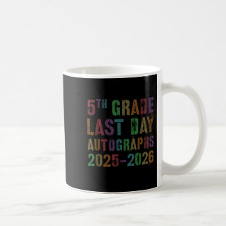 Caneca De Café Assinatura do Último Dia da 5ª Série Vintage 2026