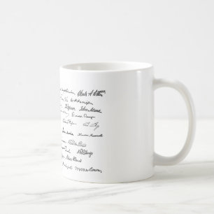 Caneca De Café Assinaturas presidenciais (presidentes dos Estados