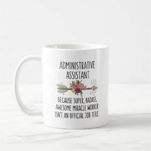 Caneca De Café Assistente Administrativo Para Presente De Café D