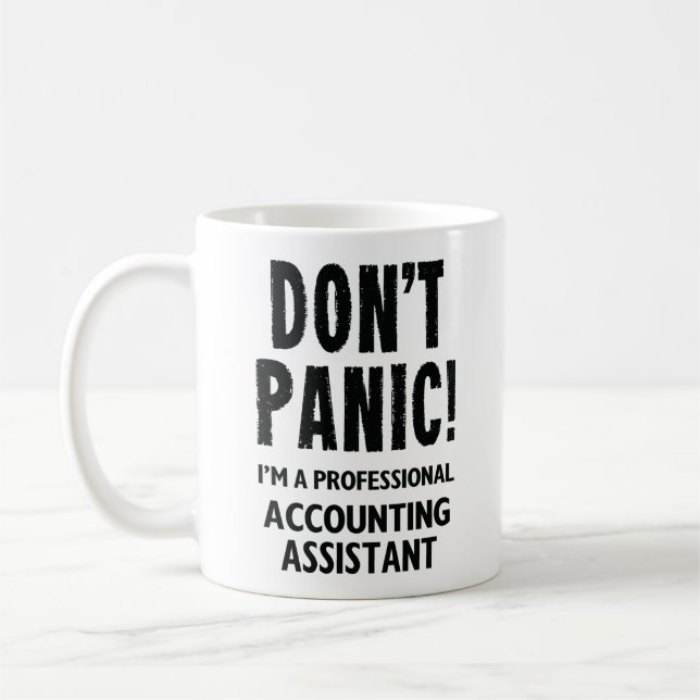 Caneca De Café Assistente de Contabilidade (Esquerda)