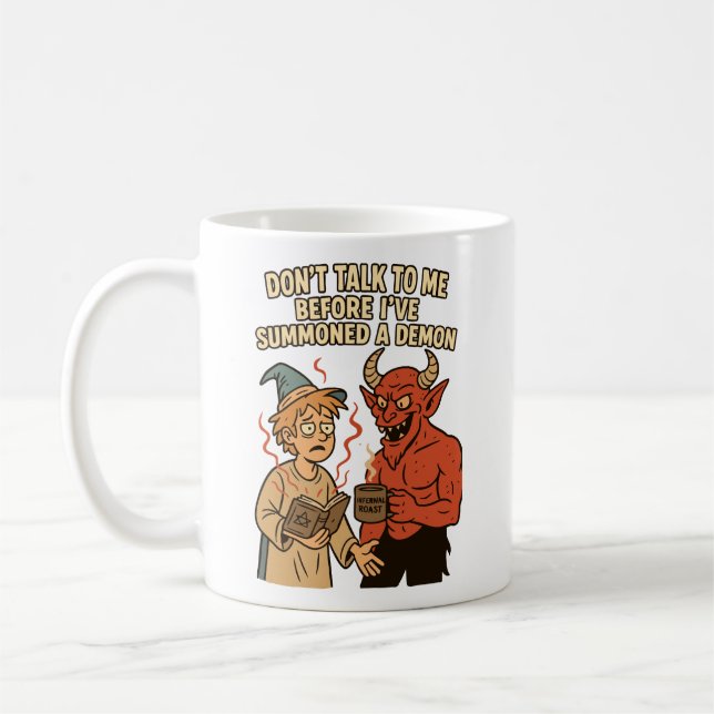 Caneca De Café Assistente de D&D de Café Engraçado Inferior (Esquerda)