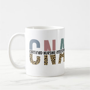 Caneca De Café Assistente de Enfermagem Certificado CNA Cheetah I