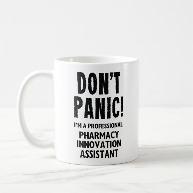 Caneca De Café Assistente de Inovação em Farmácia (Esquerda)