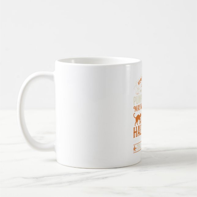 Caneca De Café Assistente de Professor de Halloween Gatos Pretos  (Esquerda)