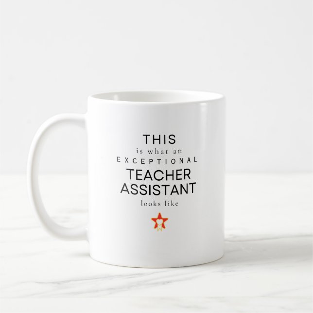 Caneca De Café Assistente de Professores (Esquerda)
