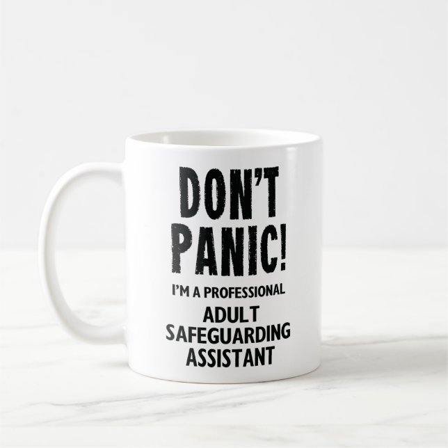 Caneca De Café Assistente de Proteção de Adultos (Esquerda)